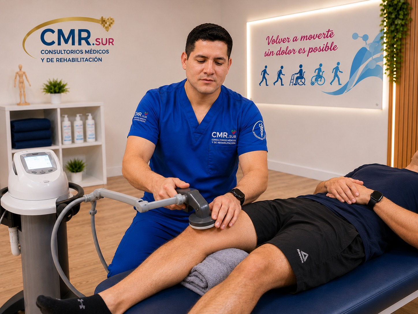 Tratamiento de onda corta en el centro de rehabilitación CMR Sur